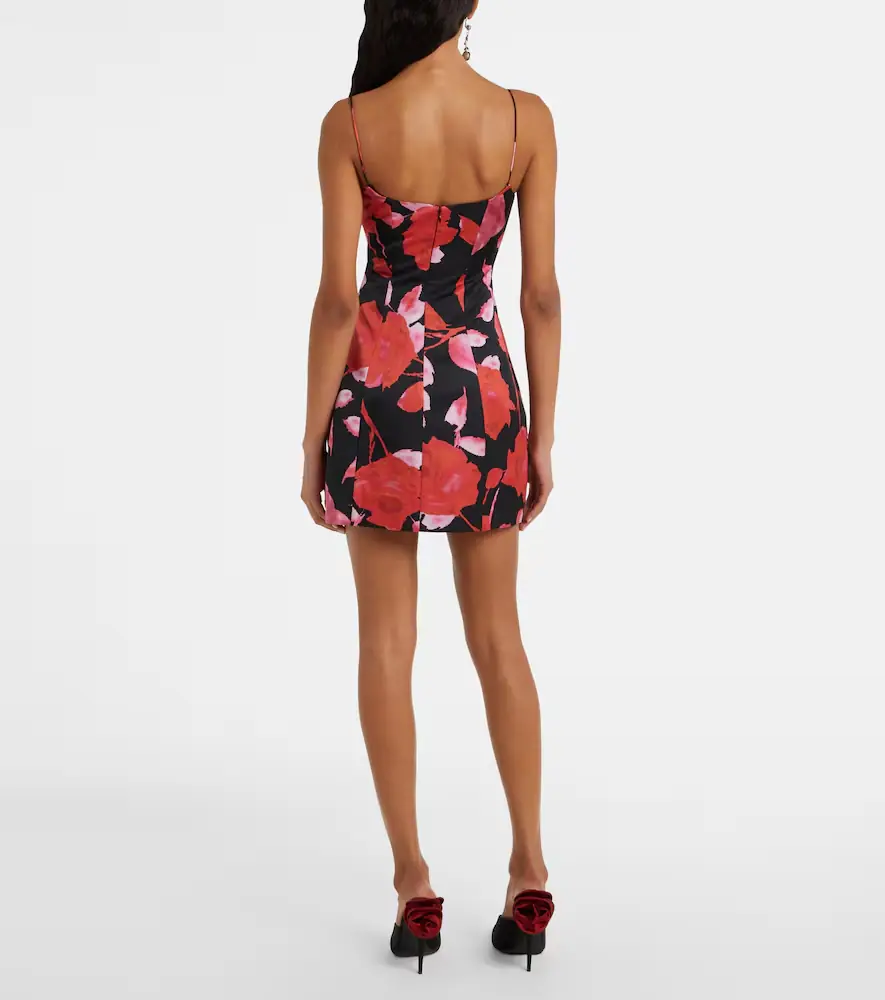 BLUMARINE Printed satin minidress | Thumbnail 3 BLUMARINE Printed satin minidress | Thumbnail 3