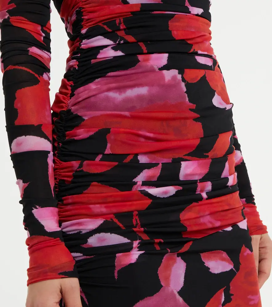 BLUMARINE Fine Jer printed maxi dress | Thumbnail 4 BLUMARINE Fine Jer printed maxi dress | Thumbnail 4
