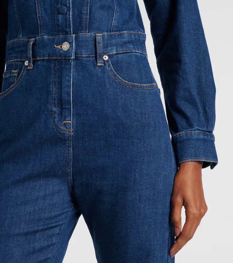 7 For All Mankind Flared denim jumpsuit | Thumbnail 2 7 For All Mankind Flared denim jumpsuit | Thumbnail 2