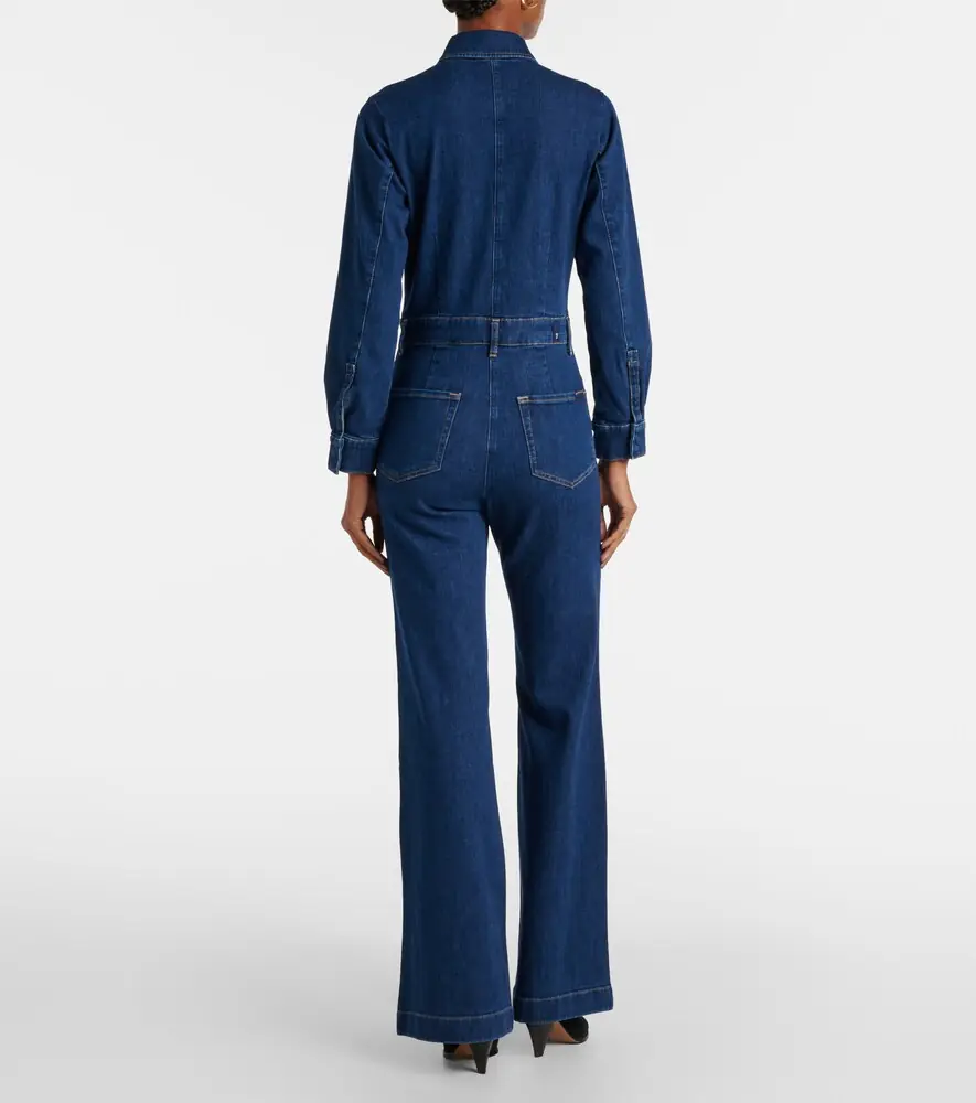 7 For All Mankind Flared denim jumpsuit | Thumbnail 4 7 For All Mankind Flared denim jumpsuit | Thumbnail 4