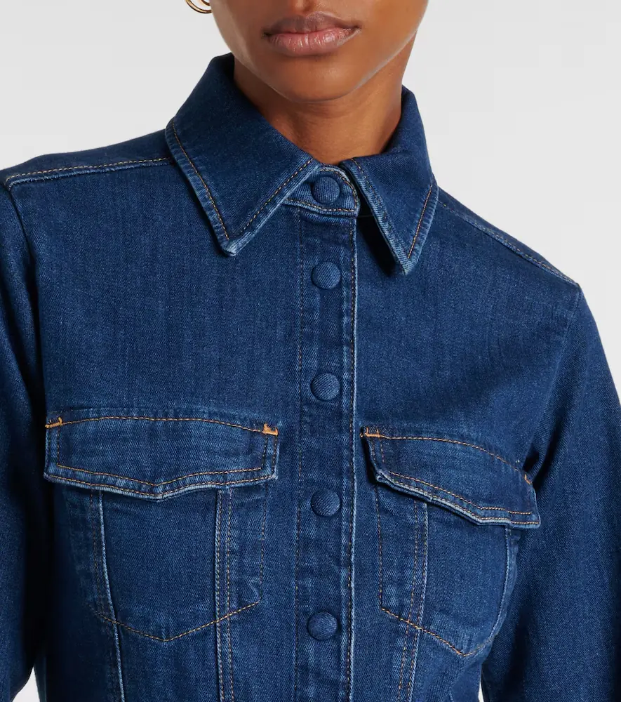 7 For All Mankind Flared denim jumpsuit | Thumbnail 5 7 For All Mankind Flared denim jumpsuit | Thumbnail 5