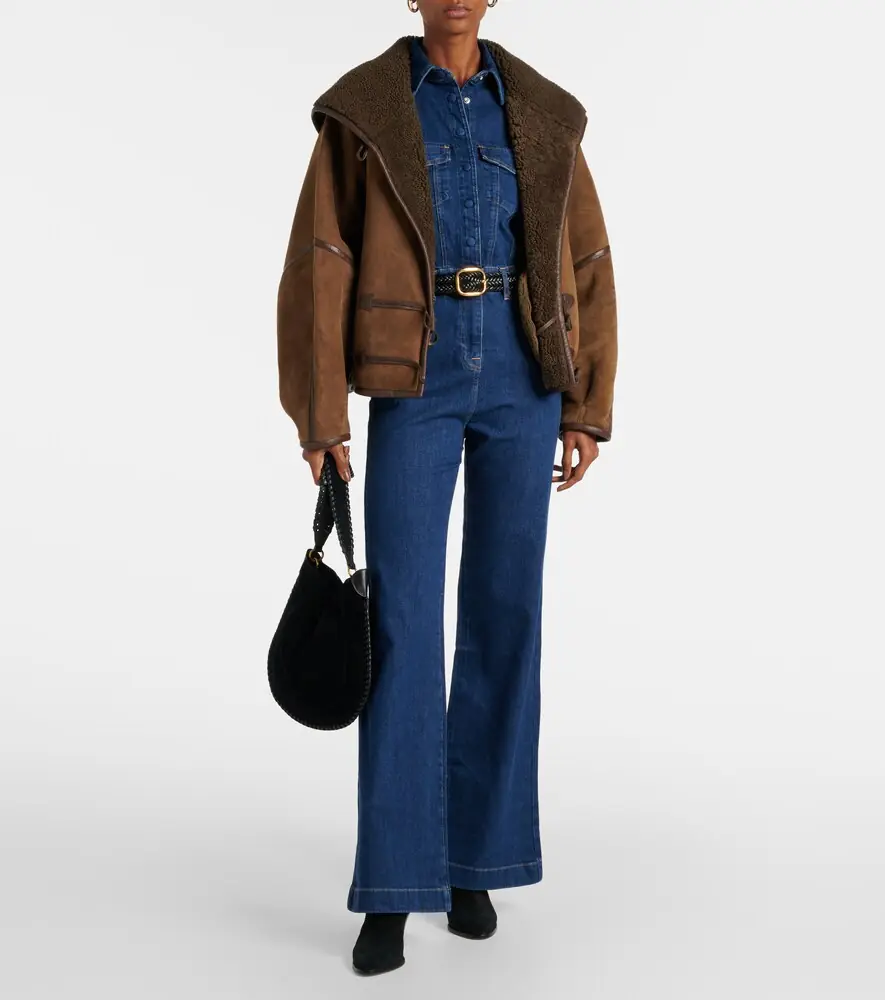 7 For All Mankind Flared denim jumpsuit | Thumbnail 6 7 For All Mankind Flared denim jumpsuit | Thumbnail 6