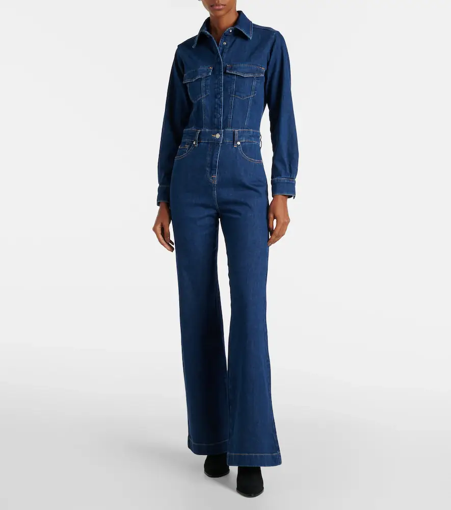 7 For All Mankind Flared denim jumpsuit | Thumbnail 8 7 For All Mankind Flared denim jumpsuit | Thumbnail 8