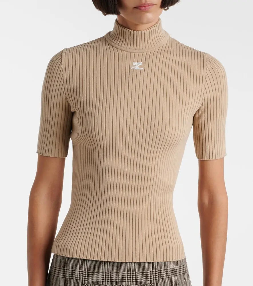 Courrèges Courrèges Reedition ribbed-knit top | Thumbnail 5