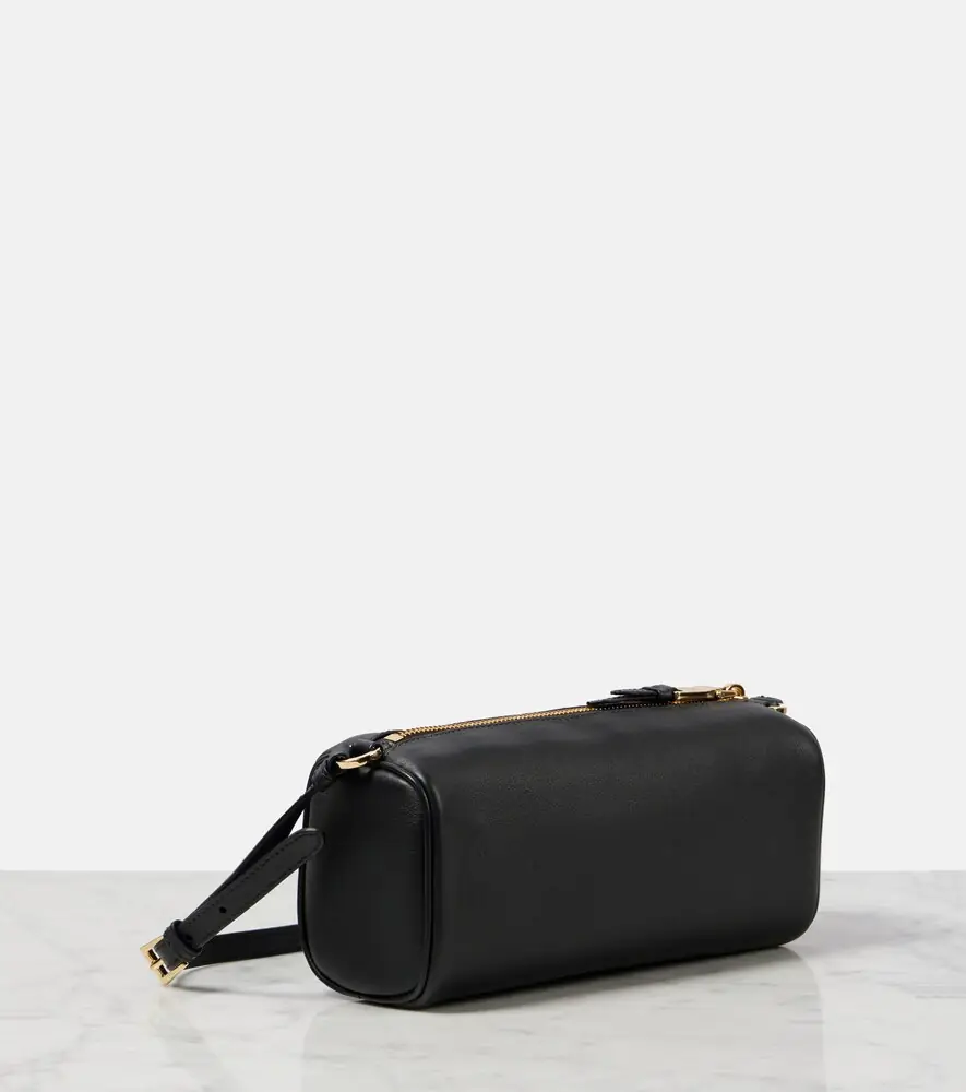 Prada Mini logo leather shoulder bag | Thumbnail 4 Prada Mini logo leather shoulder bag | Thumbnail 4