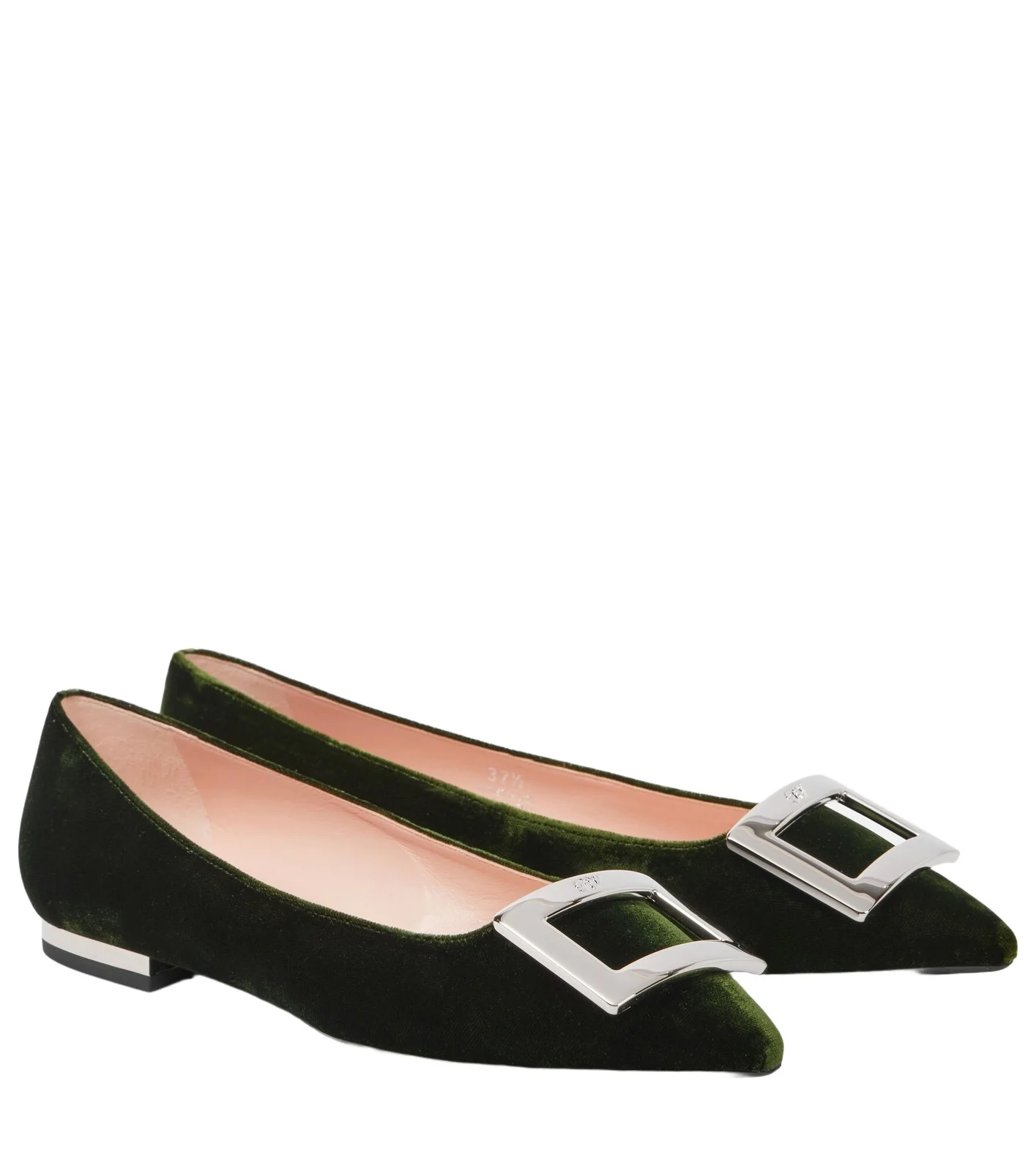 Roger Vivier Faux fur-trimmed ballet flats