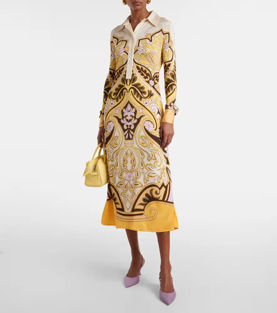 La DoubleJ Perry printed midi dress | Thumbnail 5
