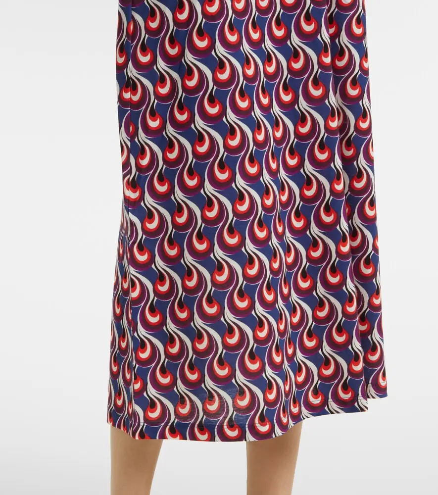 La DoubleJ Sporty Swing printed cotton jersey midi dress | Thumbnail 3