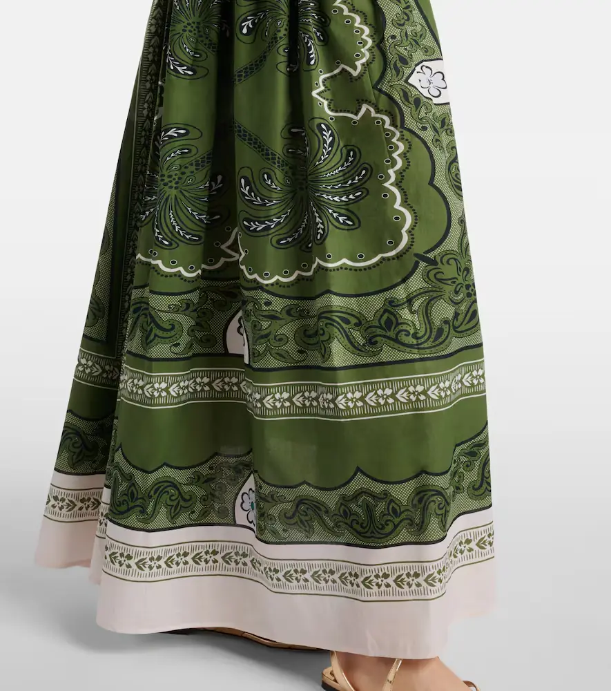 La DoubleJ Viviana printed cotton muslin maxi dress | Thumbnail 6