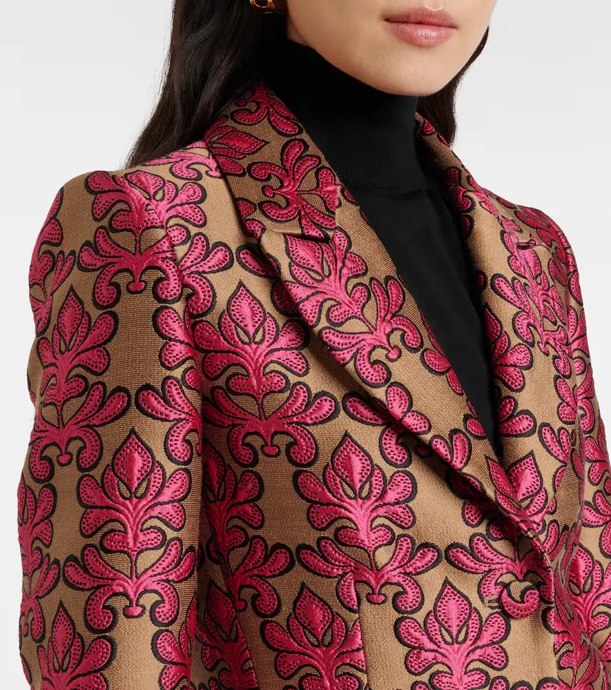 La DoubleJ 24/7 cotton jacquard blazer | Thumbnail 4