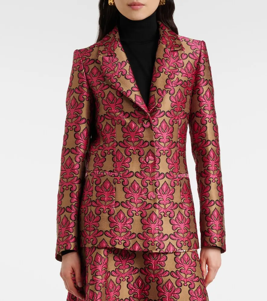 La DoubleJ 24/7 cotton jacquard blazer | Thumbnail 6