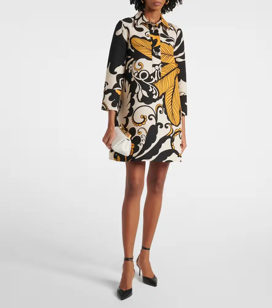 La DoubleJ Artemis floral wool-blend minidress | Thumbnail 5