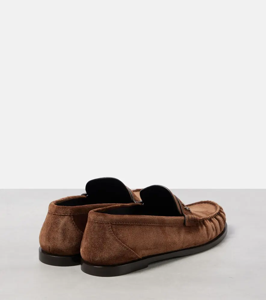 Saint Laurent Laurent suede penny loafers | Thumbnail 3 Saint Laurent Laurent suede penny loafers | Thumbnail 3