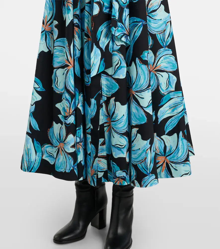 Diane von Furstenberg Blaine floral cotton maxi dress | Thumbnail 3 Diane von Furstenberg Blaine floral cotton maxi dress | Thumbnail 3
