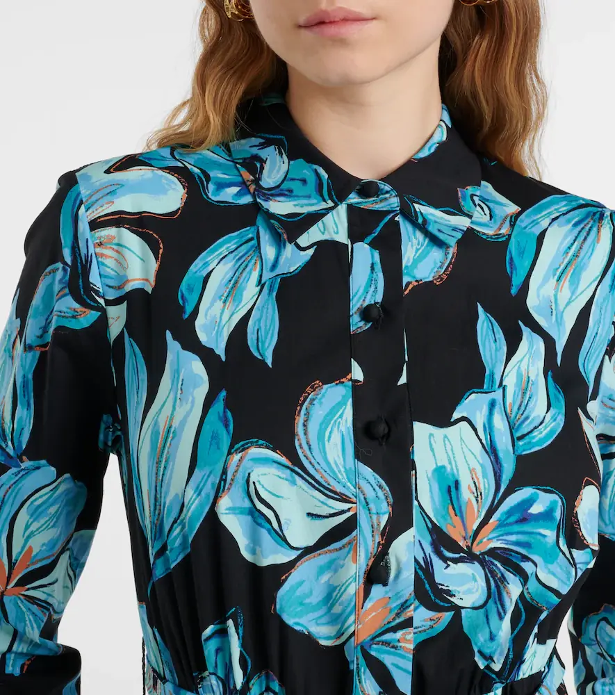 Diane von Furstenberg Blaine floral cotton maxi dress | Thumbnail 4 Diane von Furstenberg Blaine floral cotton maxi dress | Thumbnail 4