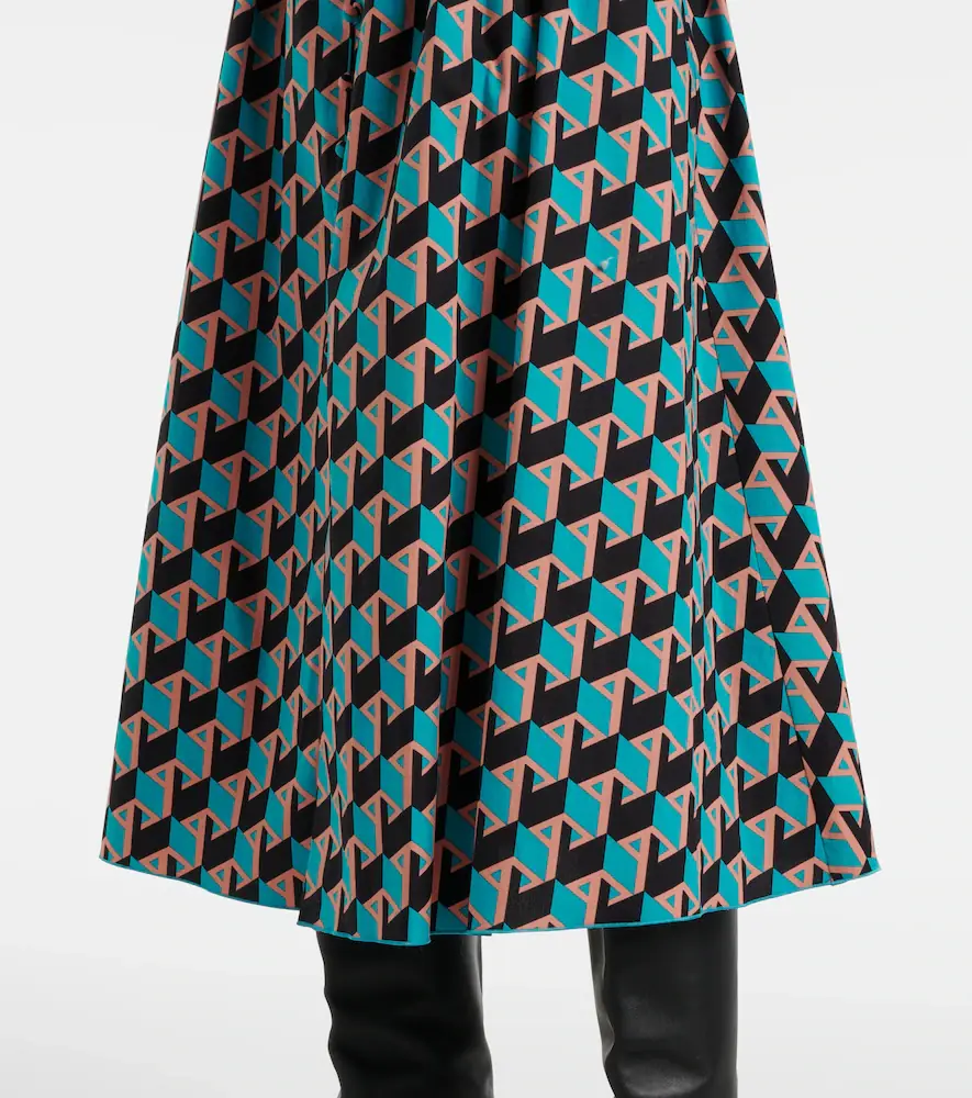 Diane von Furstenberg Erica printed cotton midi dress | Thumbnail 5 Diane von Furstenberg Erica printed cotton midi dress | Thumbnail 5