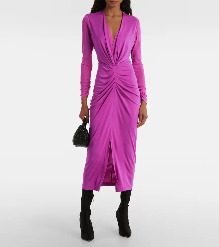 Diane von Furstenberg Hades gathered jersey midi dress | Thumbnail 2
