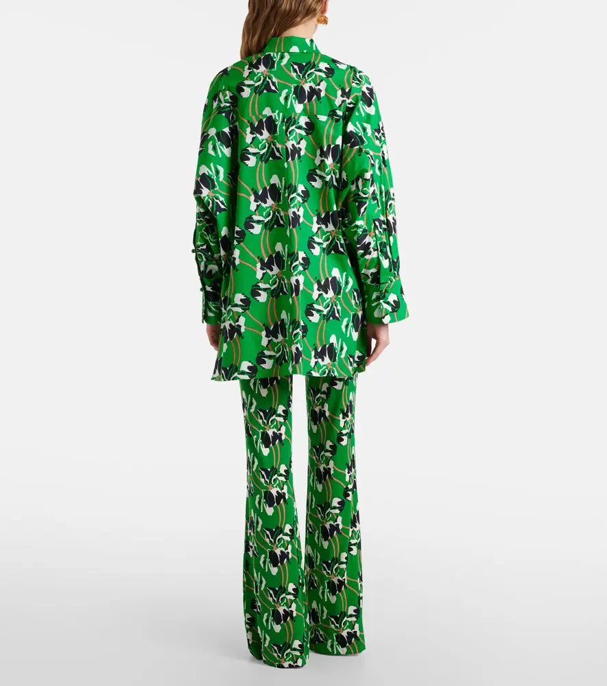 Diane von Furstenberg Caleb printed cotton blouse | Thumbnail 2