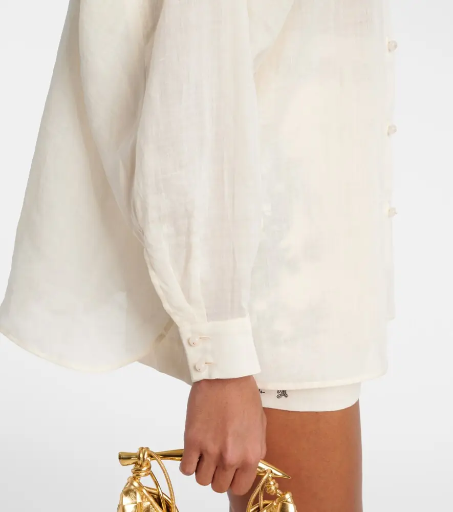 Zimmermann Crush ramie shirt | Thumbnail 2