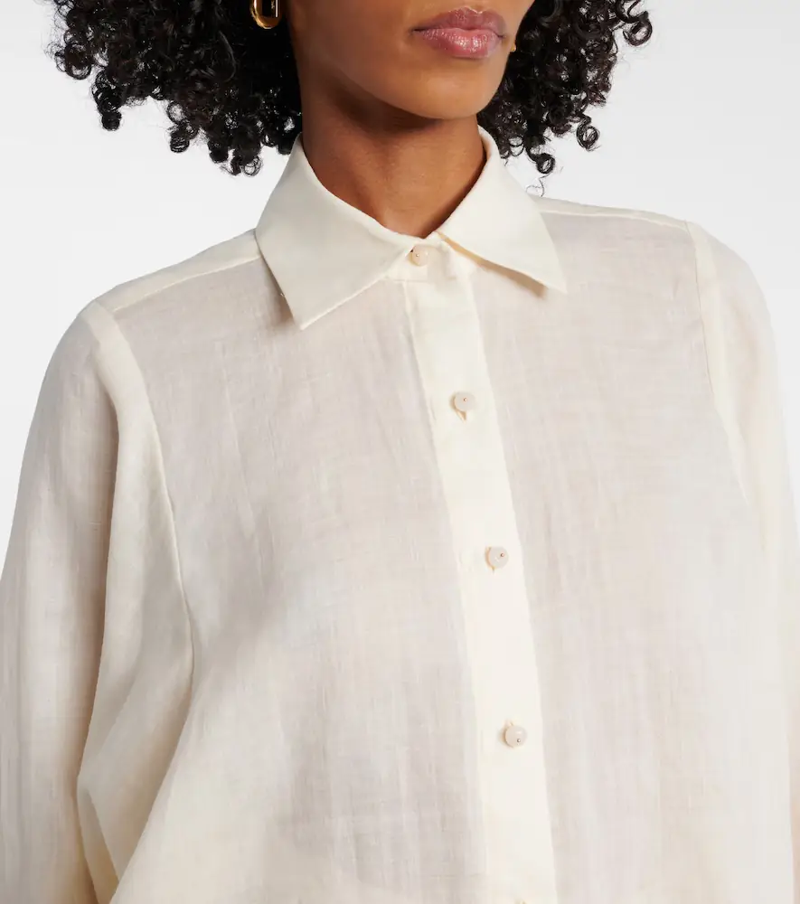 Zimmermann Crush ramie shirt | Thumbnail 6
