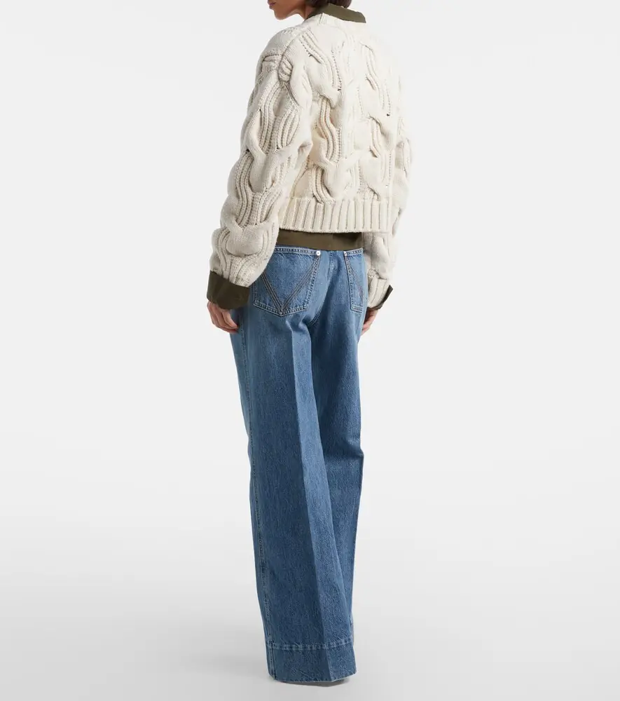 Bottega Veneta High-rise wide-leg jeans | Thumbnail 4 Bottega Veneta High-rise wide-leg jeans | Thumbnail 4
