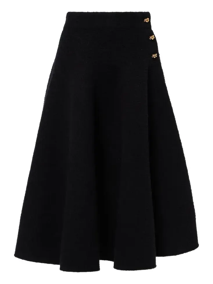 Wool midi skirt Wool midi skirt