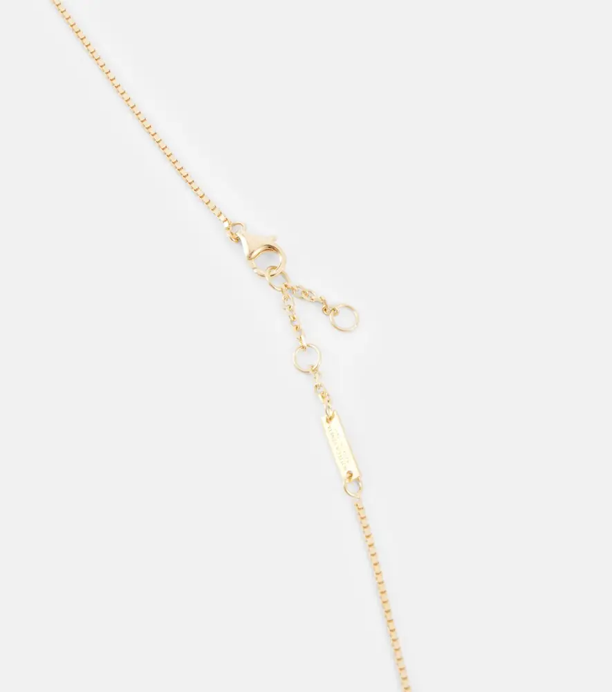 Bottega Veneta Knot 18kt gold-plated sterling silver necklace | Thumbnail 4