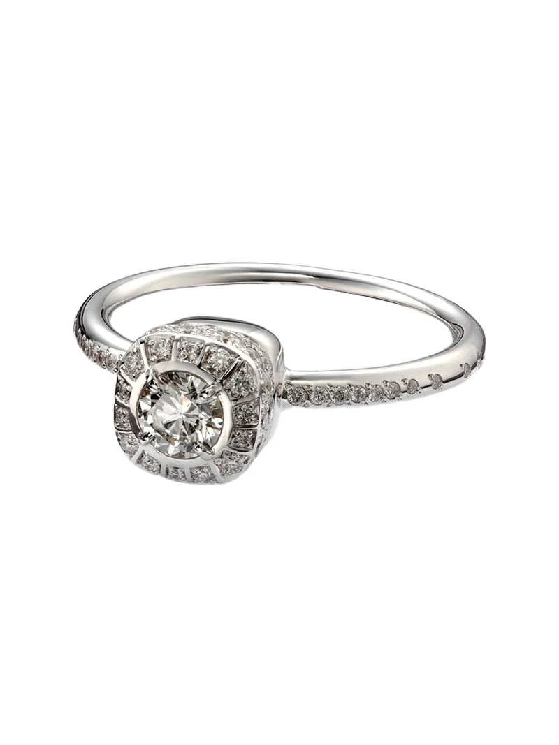 Nudo Petit 18kt white gold ring with diamonds Nudo Petit 18kt white gold ring with diamonds