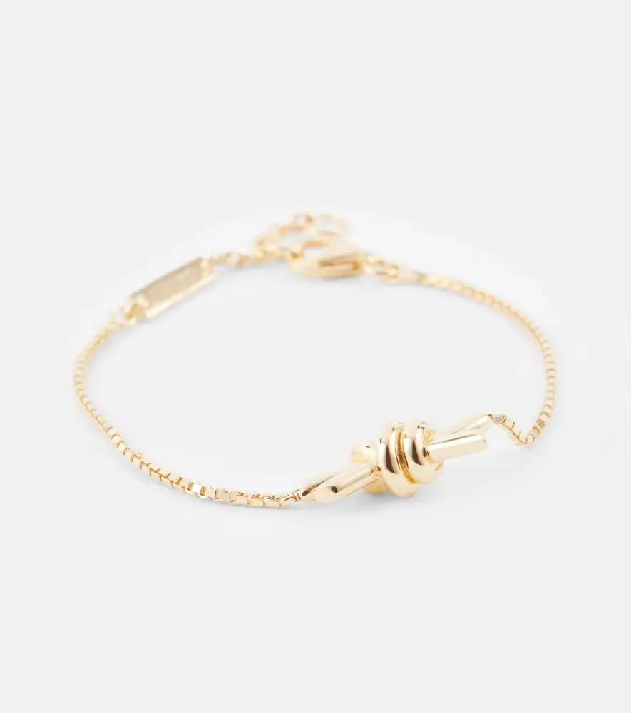 Bottega Veneta Knot gold-plated sterling silver bracelet | Thumbnail 4 Bottega Veneta Knot gold-plated sterling silver bracelet | Thumbnail 4