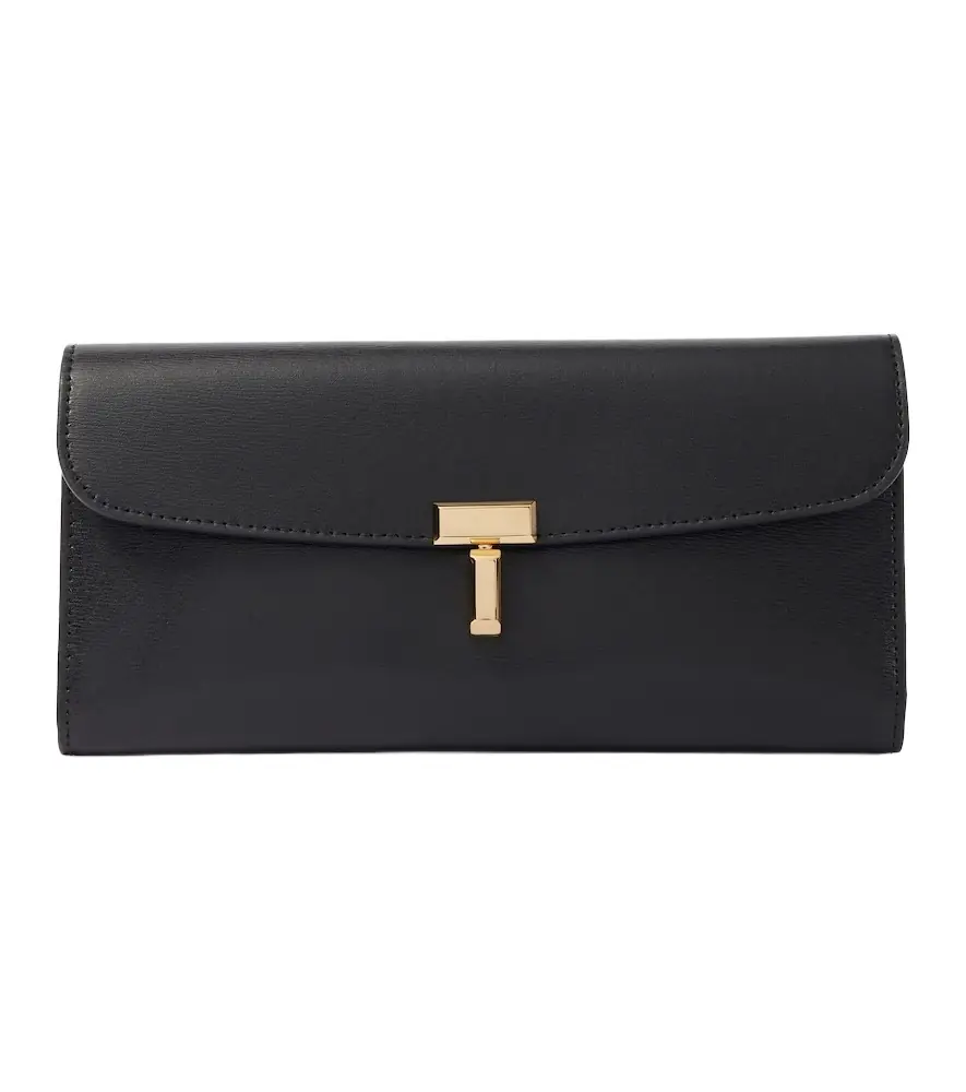 Toteme T-Lock leather wallet | Image 1 Toteme T-Lock leather wallet | Image 1