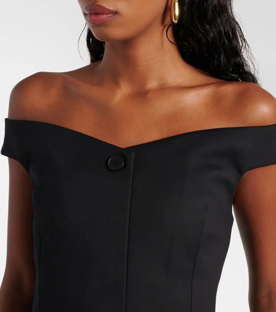 SIR. Sandrine off-shoulder minidress | Thumbnail 3