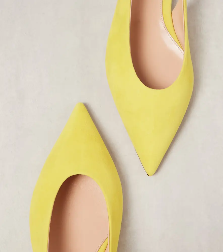 Gianvito Rossi Suede slingback flats | Thumbnail 4