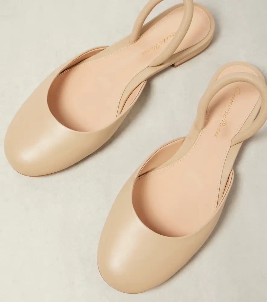 Gianvito Rossi Leather ballet flats | Thumbnail 3