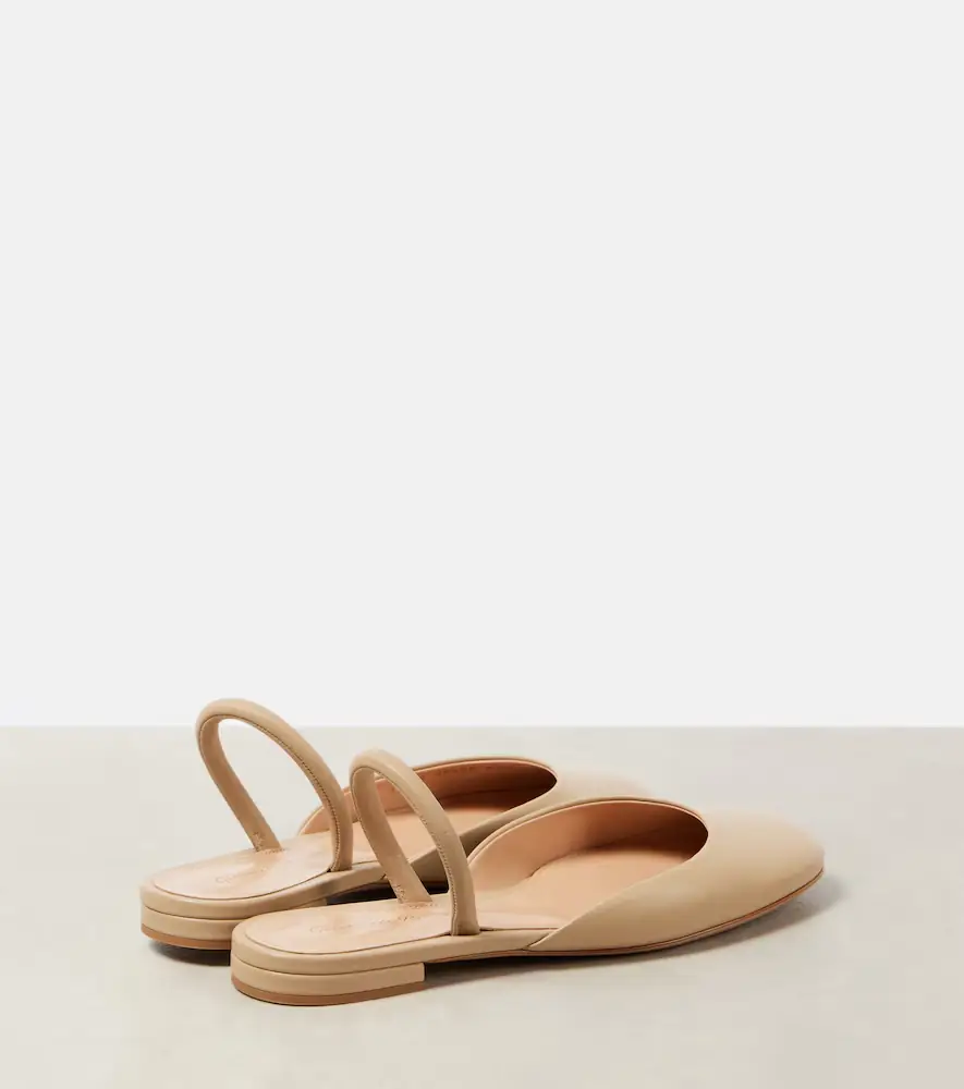 Gianvito Rossi Leather ballet flats | Thumbnail 4