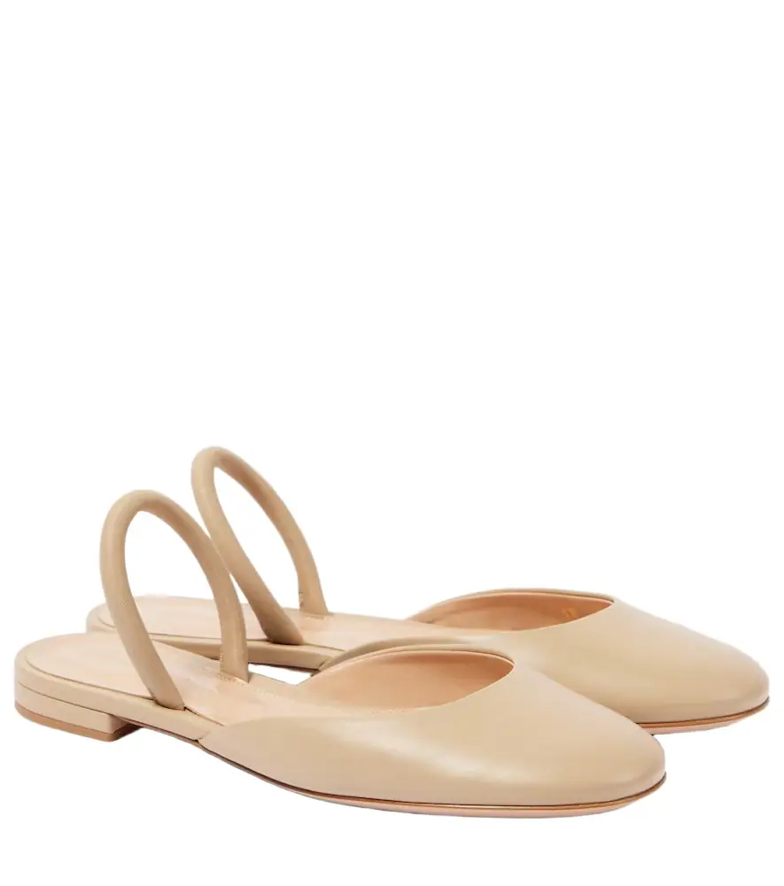 Gianvito Rossi Leather ballet flats