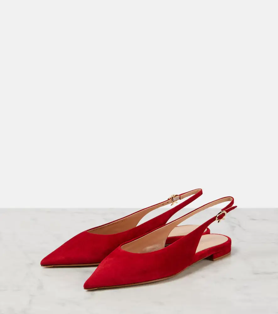 Gianvito Rossi Suede slingback flats | Thumbnail 2 Gianvito Rossi Suede slingback flats | Thumbnail 2