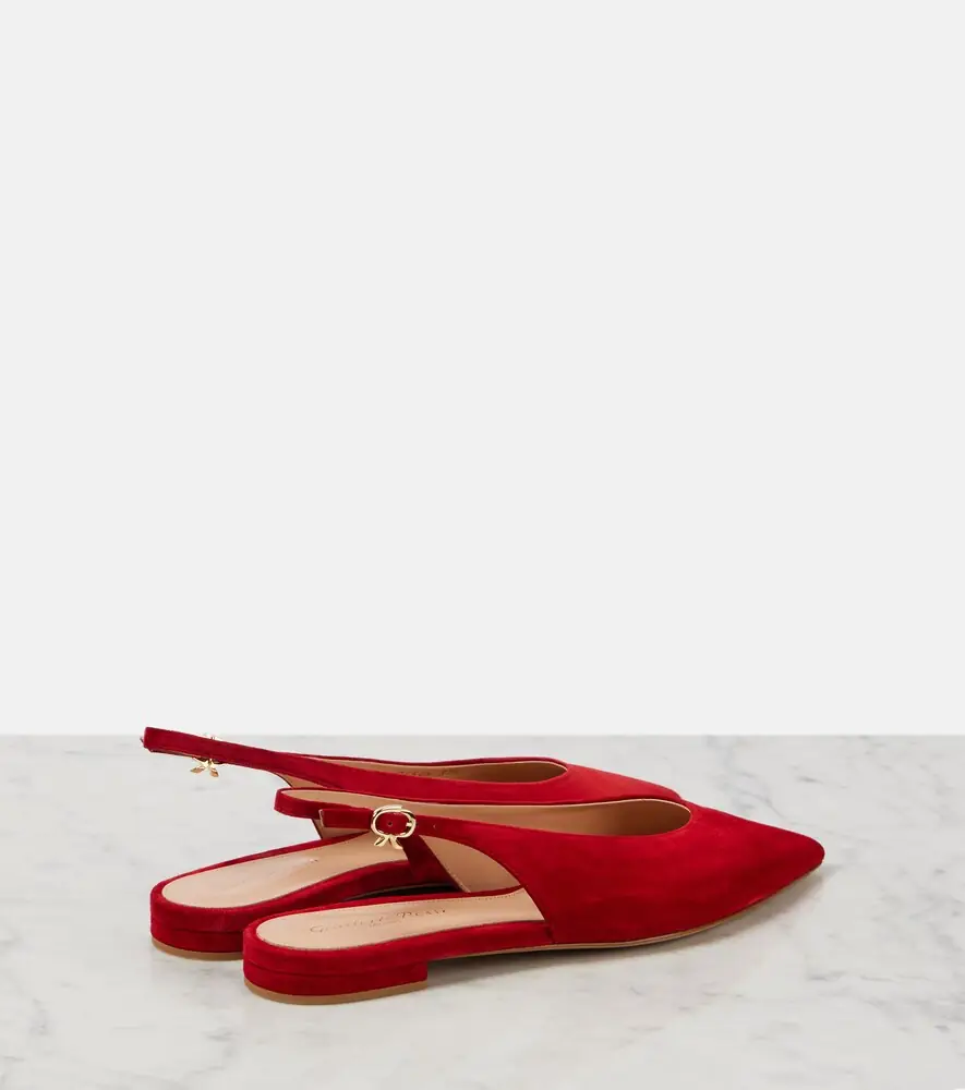 Gianvito Rossi Suede slingback flats | Thumbnail 3 Gianvito Rossi Suede slingback flats | Thumbnail 3