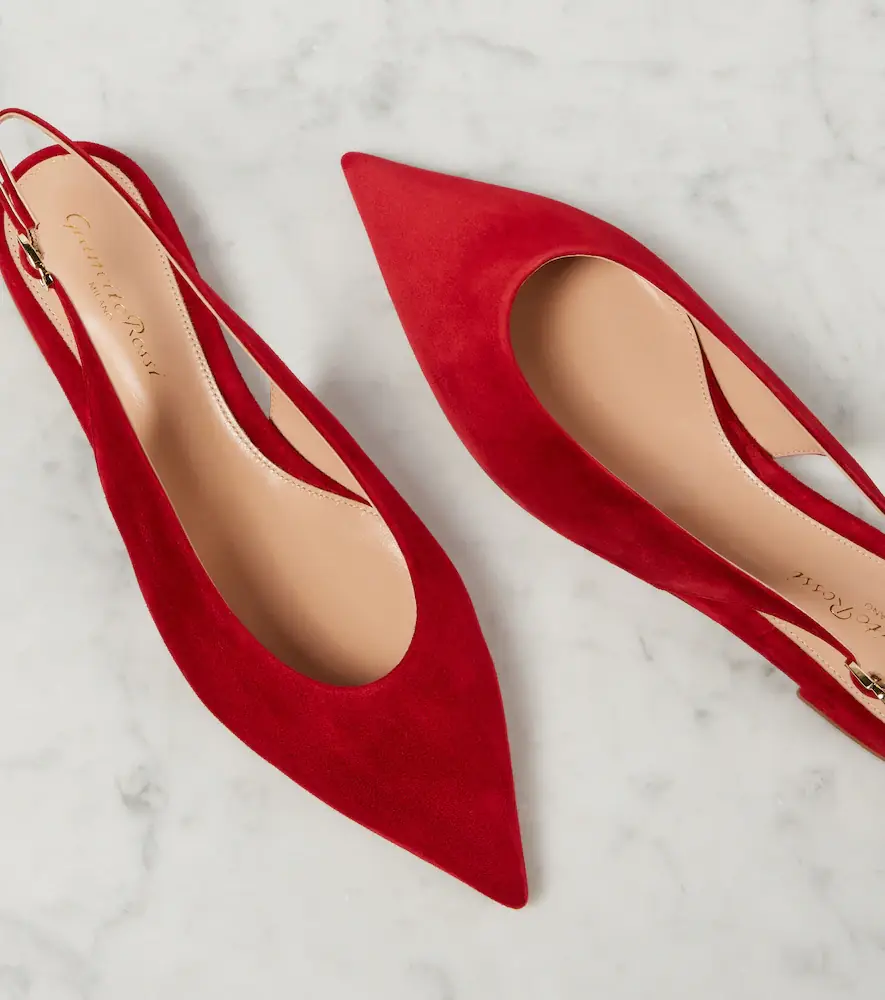 Gianvito Rossi Suede slingback flats | Thumbnail 4 Gianvito Rossi Suede slingback flats | Thumbnail 4