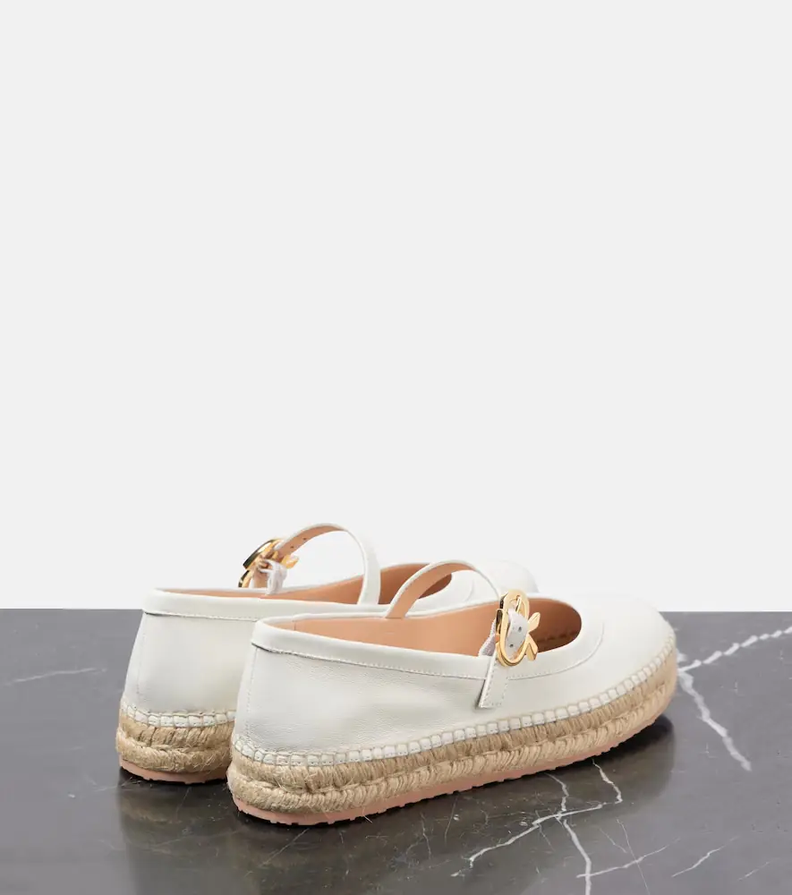 Gianvito Rossi Elda leather Mary Jane flats | Thumbnail 2