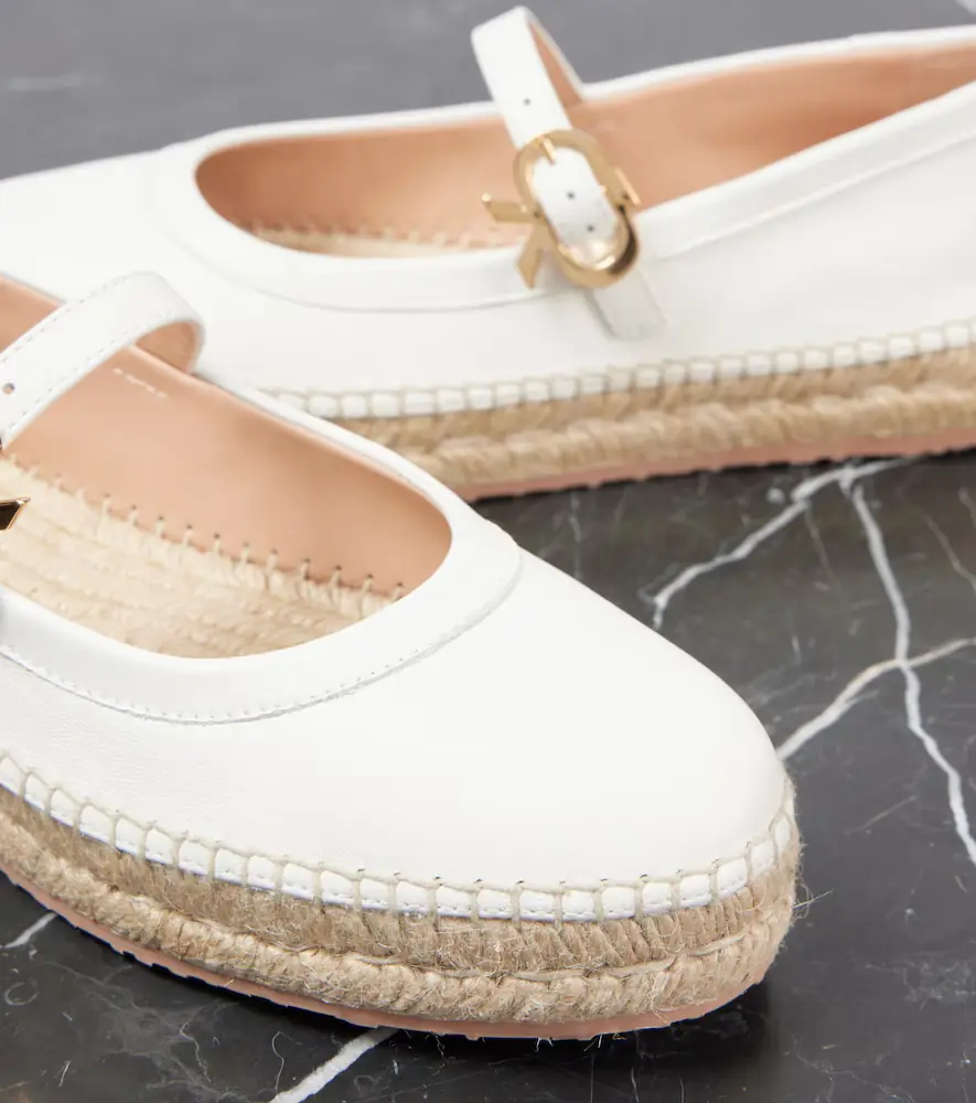 Gianvito Rossi Elda leather Mary Jane flats | Thumbnail 3