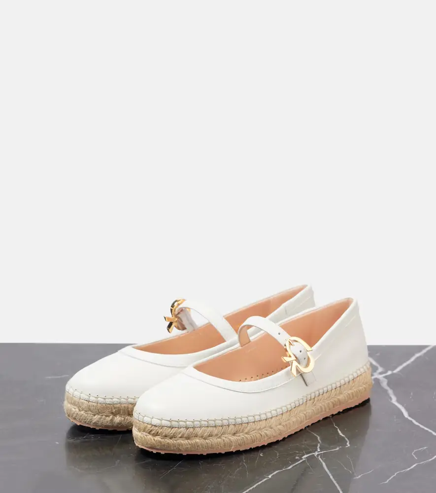 Gianvito Rossi Elda leather Mary Jane flats | Thumbnail 4