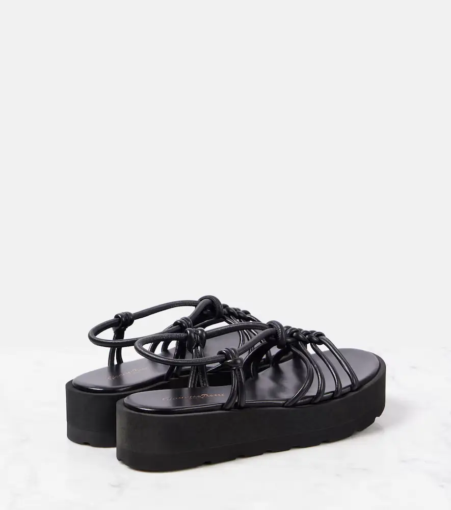 Gianvito Rossi Hebe platform leather sandals | Thumbnail 5