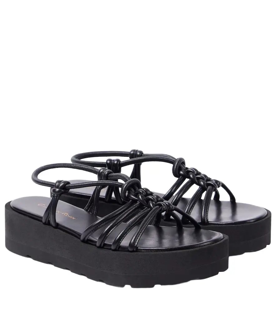 Gianvito Rossi Hebe platform leather sandals