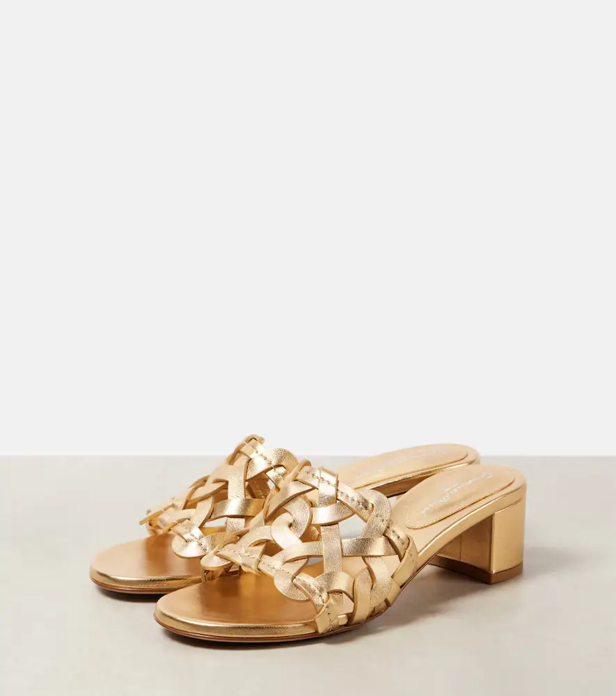 Gianvito Rossi Amalfi 45 leather mules | Thumbnail 3