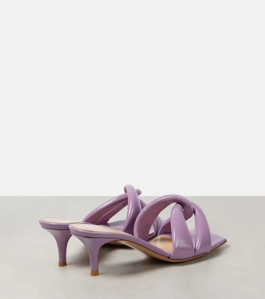 Gianvito Rossi Amour 55 patent leather mules | Thumbnail 5