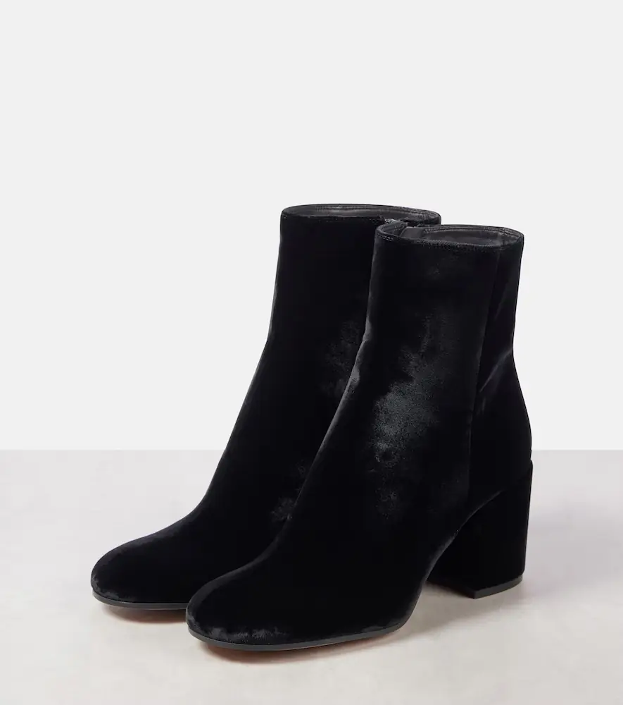 Gianvito Rossi Joelle 70 velvet booties | Thumbnail 5