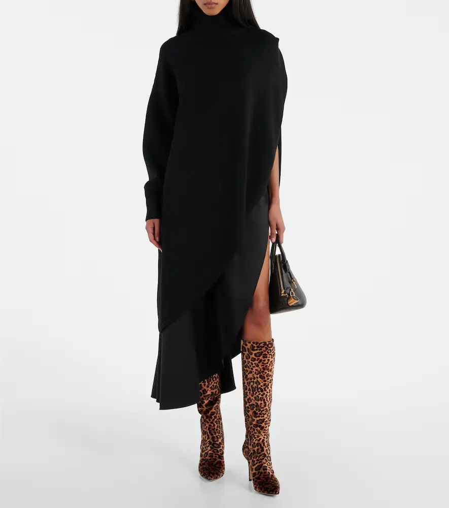 Gianvito Rossi 85 leopard-print velvet knee-high boots | Thumbnail 2 Gianvito Rossi 85 leopard-print velvet knee-high boots | Thumbnail 2