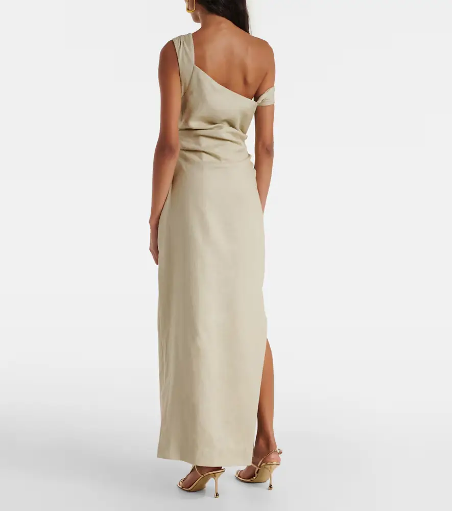SIR. Tamara linen maxi dress | Thumbnail 3