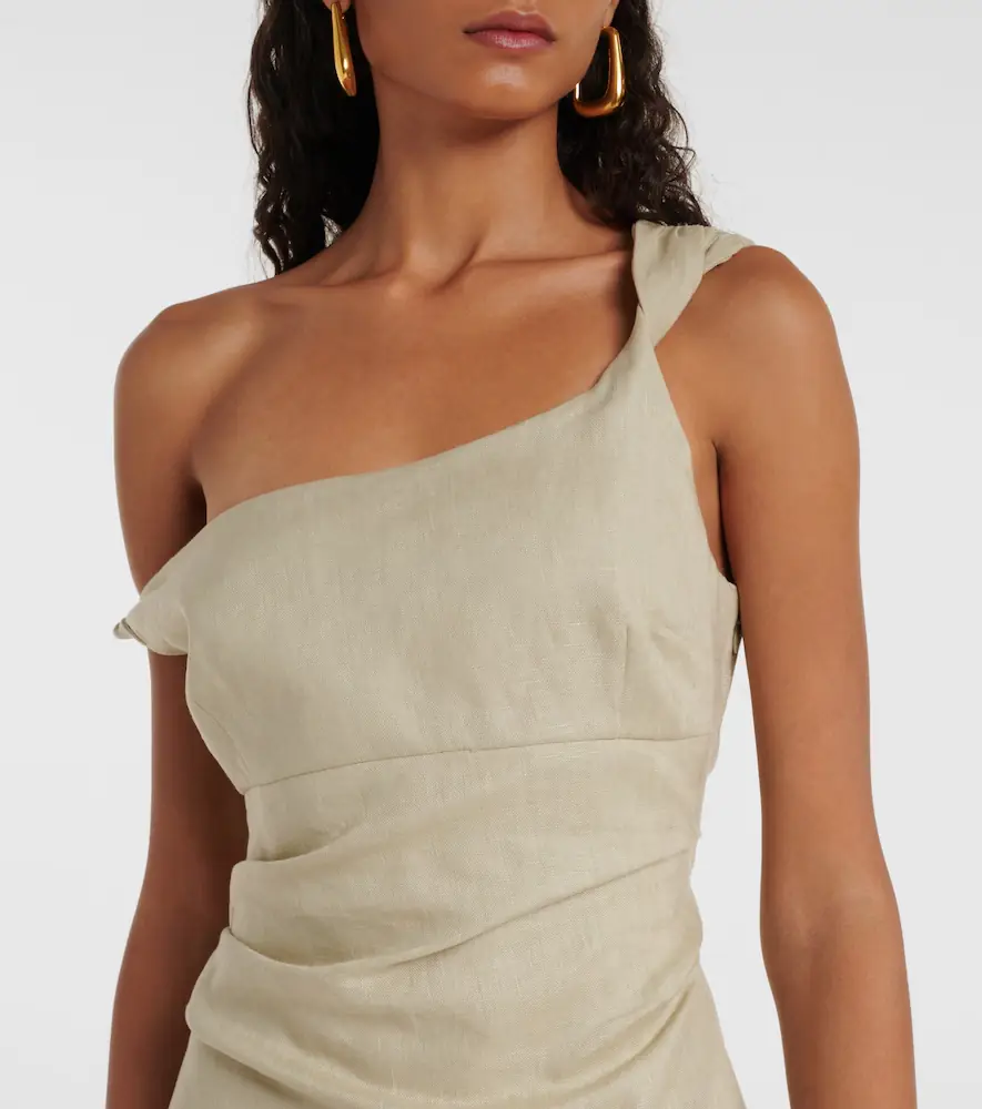 SIR. Tamara linen maxi dress | Thumbnail 4