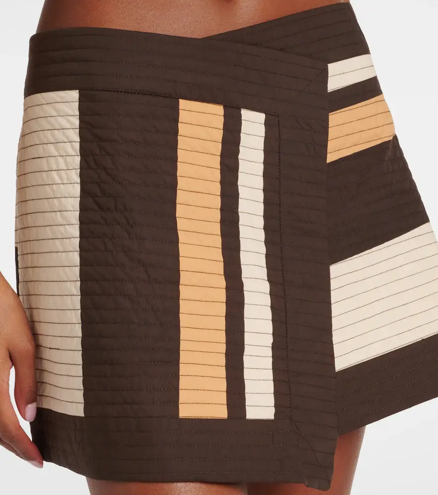 SIR. Savanna striped cotton wrap skirt | Thumbnail 2